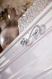 Бриклаер Мебель для ванной Адель 105 серебро – фотография-3