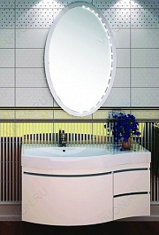 Aquanet Мебель для ванной Опера 115 L с ящиком белая (169448) – фотография-3