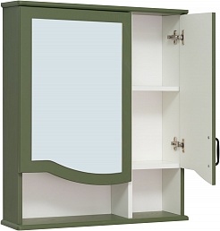Runo Зеркальный шкаф Марсель 65 зеленый – фотография-2