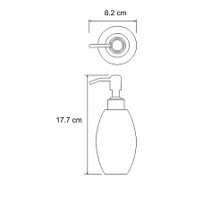 WasserKRAFT Дозатор для жидкого мыла "Ruwer K-6799" – фотография-4
