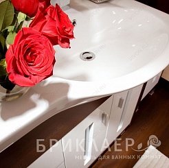 Бриклаер Мебель для ванной Бали 90 R венге – фотография-3