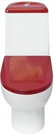 Sanita Luxe Унитаз-компакт Best Color Red 437051 с микролифтом – фотография-2