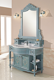 Cezares Мебель для ванной MORO Decorato Verde Sbiancato – фотография-1