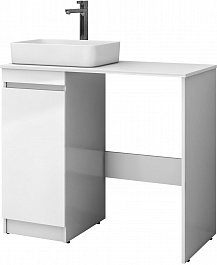 Vigo Мебель для ванной Urban 400-1-0 со столешницей под стиральную машину белая – фотография-6