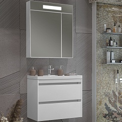 Opadiris Мебель для ванной Фреш 70 подвесная белая – фотография-1