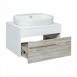 Runo Мебель для ванной Вудлайн 65 (Caspia 60 OVAL) – фотография-6