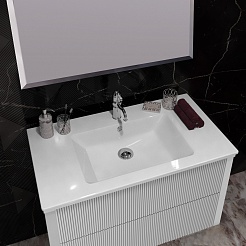 Opadiris Мебель для ванной Рубинно 90 подвесная белая – фотография-6