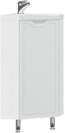 Corozo Мебель для ванной Мирра 40 угловая белая – фотография-3
