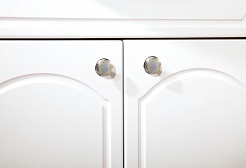Бриклаер Мебель для ванной Лючия 70 белая, шкафчик – фотография-4