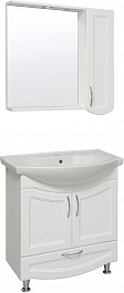 Runo Мебель для ванной Неаполь 75 белая – фотография-1