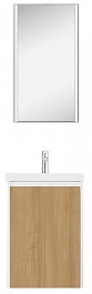 Velvex Мебель для ванной Klaufs 50 белая/дерево – фотография-1