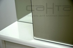 СанТа Зеркальный шкаф Ника 40 фацет R свет – фотография-2