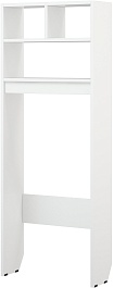 Corozo Стеллаж под унитаз Лея 55 белый – фотография-1