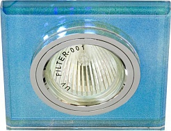 Feron Встраиваемый светильник Декоративное стекло 8170-2 7-мультиколор-серебро – фотография-1
