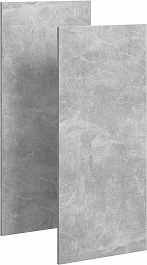 Aqwella Комплект дверей пенала Mobi бетон светлый – фотография-1