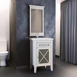 Opadiris Мебель для ванной "Палермо 50 R" белая – фотография-4