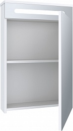 Runo Мебель для ванной Капри 50 с зеркальным шкафом Парма подвесная белая – фотография-6