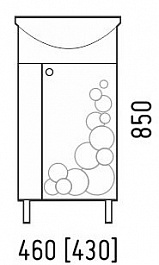 Corozo Мебель для ванной Орфей 45 – фотография-2
