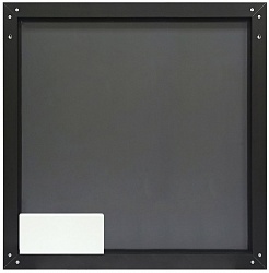 Continent Зеркало Solid Black Led 800x800 – фотография-6
