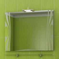 Vigo Зеркало для ванной Wave 100 – фотография-1