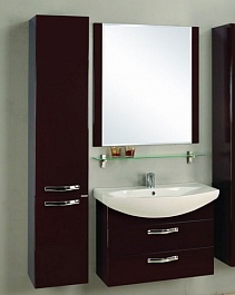 Акватон Мебель для ванной "Ария 80" М коричневая – фотография-1