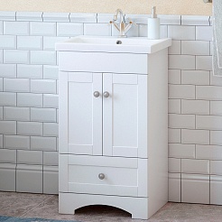Corozo Мебель для ванной Техас 50 белая – фотография-9