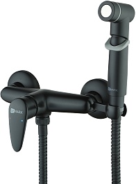 Lemark Гигиенический душ Pramen LM3318BL со смесителем черный – фотография-1