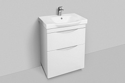 Am.Pm Мебель для ванной Like 65 R, напольная, белый глянец – фотография-12