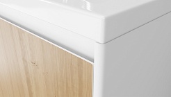 Velvex Мебель для ванной Klaufs 40 белая/дерево – фотография-9