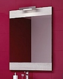 Aqwella Зеркало для ванной Бриг 60 дуб седой – фотография-1