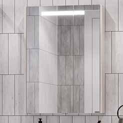 Акватон Мебель для ванной Верди Pro 60 Н белая/ясень фабрик – фотография-16