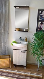 Sanflor Мебель для ванной Толедо 50 L венге, орегон – фотография-8