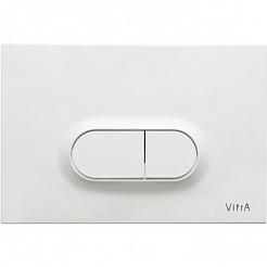 Vitra Комплект: Normus 9773B003-7201 кнопка белая – фотография-3