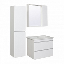 Runo Зеркало-шкаф для ванной Манхэттен 75 белый – фотография-5