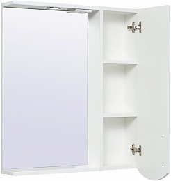 Runo Зеркальный шкаф Неаполь 65 R белый – фотография-2