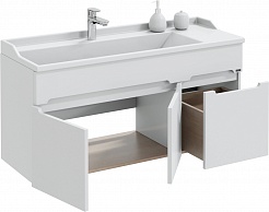 СанТа Мебель для ванной Лондон 120 подвесная белая – фотография-6