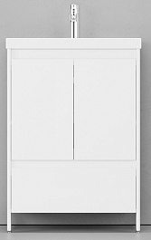 Velvex Мебель для ванной напольная Klaufs 60 белая, 1 ящик – фотография-7