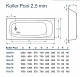 Koller Pool Стальная ванна 150х70E – фотография-5