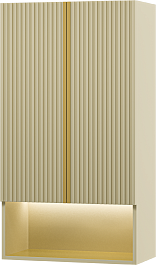 Brevita Шкаф подвесной Vega 60 кремовый/золото – фотография-3