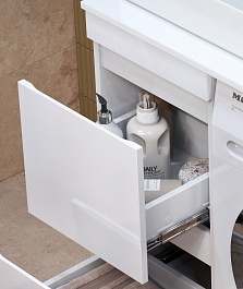Vigo Мебель для ванной Urban 400-0-2 под стиральную машину белая – фотография-10