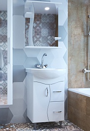 Mixline Мебель для ванной Классик 52 R (зеркало 55) – фотография-1