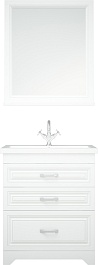 Corozo Мебель для ванной Каролина 70 Z3 белая – фотография-1