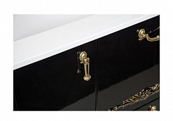Aquanet Комплект Мебели "Виктория 90" черный/золото – фотография-9