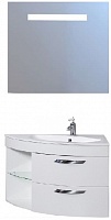 De Aqua Мебель для ванной Трио Люкс 90 R, зеркало Экстра EXT 90 F