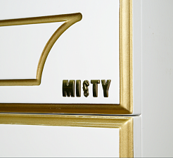 Misty Мебель для ванной Монако 80 L белая патина – фотография-7