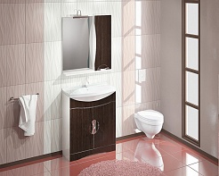 Какса-а Мебель для ванной Каприз 65 R венге – фотография-4