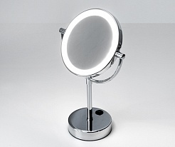 WasserKRAFT Зеркало увеличительное K-1005 с LED-подсветкой – фотография-2
