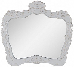 Demax Зеркало для ванной "Афины 92" белое ретро – фотография-1