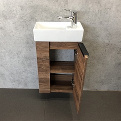 Comforty Мебель для ванной Асти 40 дуб темно-коричневый – фотография-5