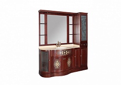 Demax Мебель для ванной "Париж 170" R вишня (172021) – фотография-9